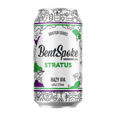 Bentspoke Stratus Hazy IPA 375ml Can Craft Beer Bentspoke Brewing Co