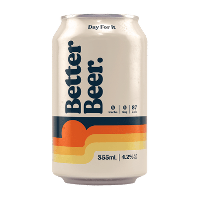 Better Beer Zero Carb Lager 355ml Can Craft Beer Better Beer