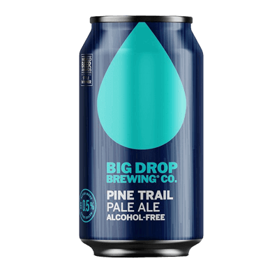 Big Drop Pine Trail Alcohol Free Pale Ale Craft Beer Big Drop Brewing Co