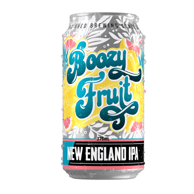 Big Shed Boozy Fruit NEIPA 375ml Can Craft Beer Big Shed Brewing Concern