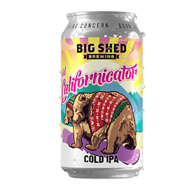 Big Shed Californicator Cold IPA 375ml Can Craft Beer Big Shed Brewing Concern