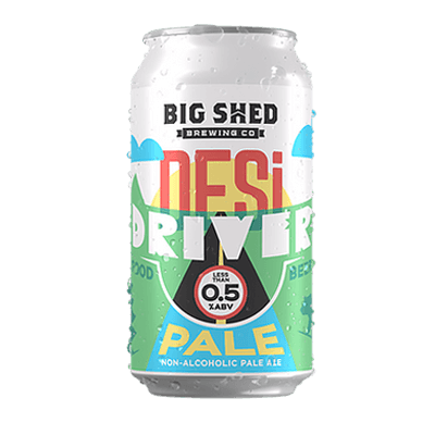Big Shed Desi Driver Non Alcoholic Pale Ale 375ml Can Craft Beer Big Shed Brewing Concern