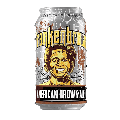 Big Shed Frankenbrown Ale 375ml Can Craft Beer Big Shed Brewing Concern
