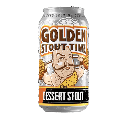Big Shed Golden Stout Time 375ml Can Craft Beer Big Shed Brewing Concern