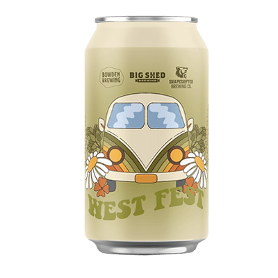 Big Shed x Shapeshifter x Bowden West Fest West Coast IPA 375ml Can Craft Beer Big Shed Brewing Concern