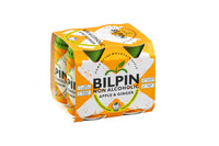 Bilpin Non-Alcoholic Cider Apple & Ginger Can 330ml Pack of 4 Sans Drinks Bundle Beer Cartel