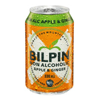Bilpin Non-Alcoholic Cider Apple & Ginger Can 330ml Single Sans Drinks Bundle Beer Cartel