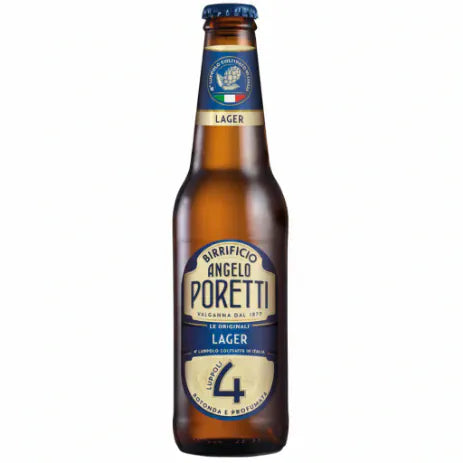 Birrificio Angelo Poretti 4 Luppoli Originale Lager 330ml Bottle Craft Beer Birrificio Angelo Poretti