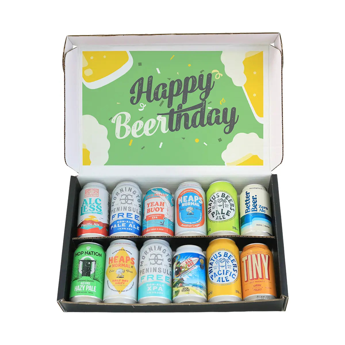 Birthday 12 Non-Alcoholic Beer Gift Box Sansdrinks Sans Drinks