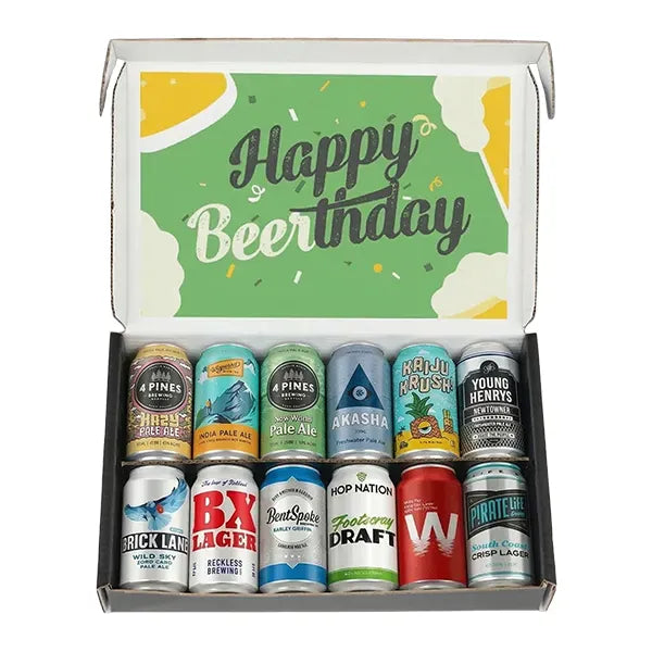 Birthday Beer Box Dozen Brews Core Beer Cartel