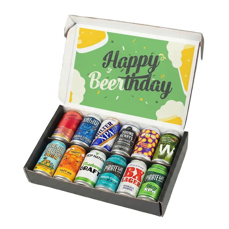 Birthday Beer Box Dozen Brews Core Beer Cartel