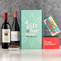 Birthday Duo Wine Hamper Duo Red (Shiraz & Pinot Noir) Gift Packs Brewquets