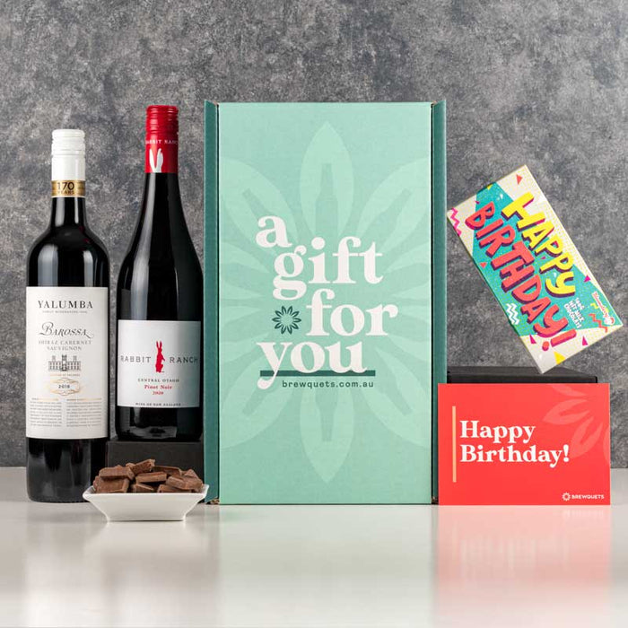 Birthday Duo Wine Hamper Wine Brewquets