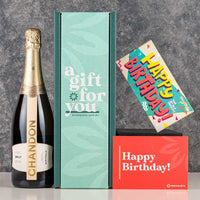 Birthday Sparkling Wine & Chocolate Hamper Champagne & Sparkling Brewquets