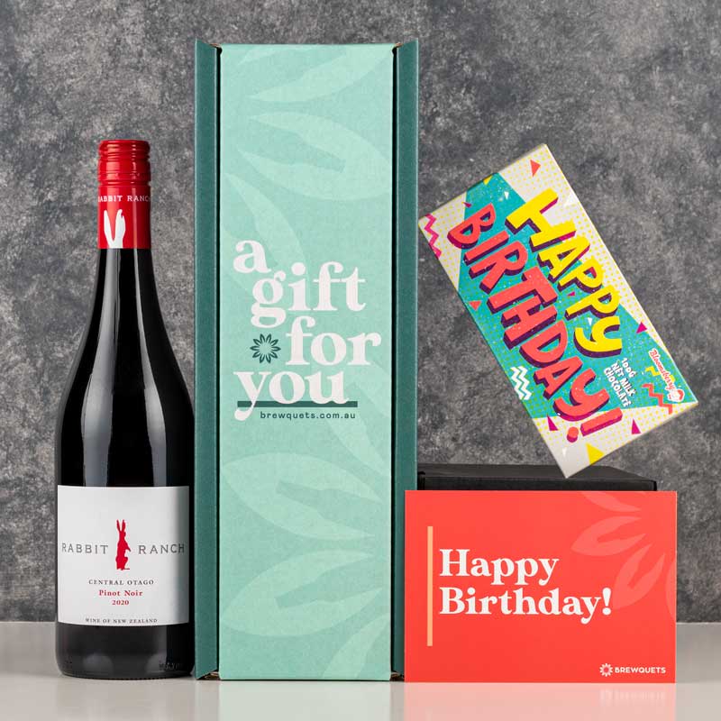 Birthday Wine & Chocolate Hamper Brewquets