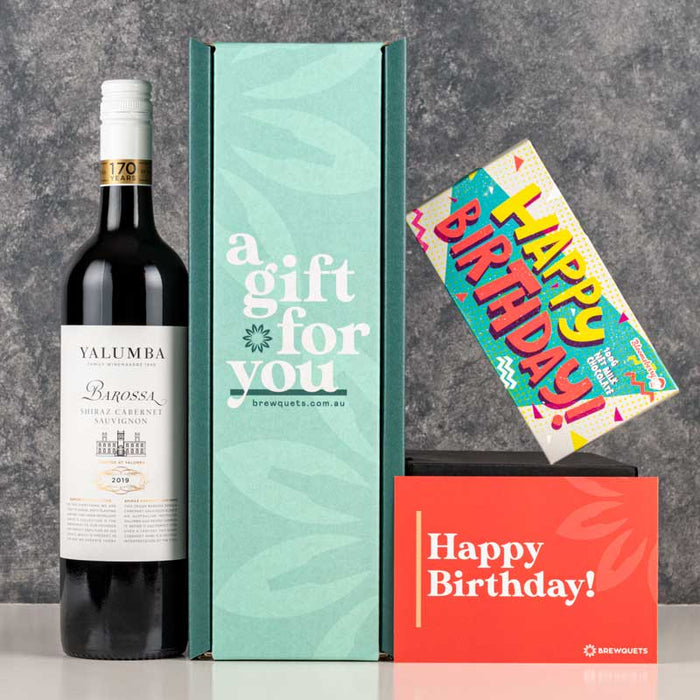 Birthday Wine & Chocolate Hamper Brewquets
