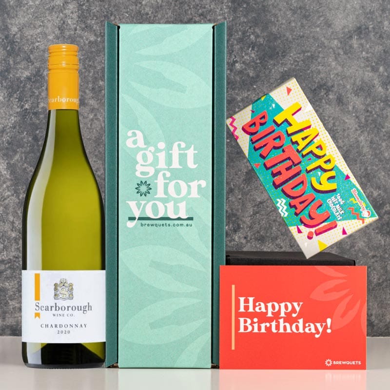 Birthday Wine & Chocolate Hamper Gift Packs Brewquets