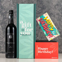 Birthday Wine & Chocolate Hamper Premium Red (+$40) Gift Packs Brewquets