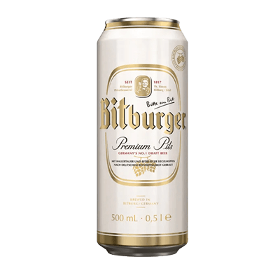 Bitburger Premium Pils 500ml Can Craft Beer Bitburger