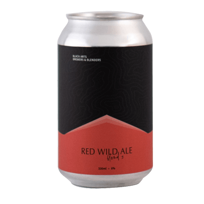 Black Arts Red Wild Ale 330ml Can Craft Beer Black Arts Brewers and Blenders