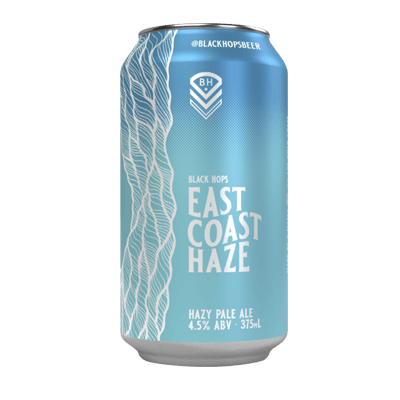 Black Hops East Coast Hazy Pale Ale 375ml Can Craft Beer Black Hops Brewing