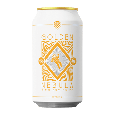 Black Hops Golden Nebula NEIPA 375ml Can Craft Beer Black Hops Brewing
