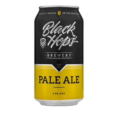 Black Hops Pale Ale 375ml Can Craft Beer Black Hops Brewing