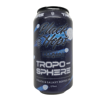 Black Hops Troposphere Strata & Galaxy Hopped IPA Craft Beer Black Hops Brewing