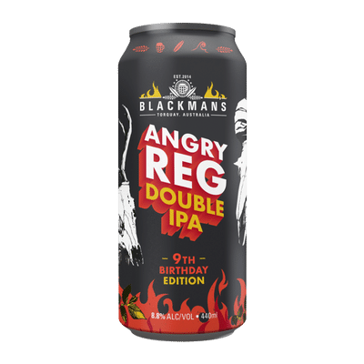Blackman's Angry Reg Double IPA 9th Birthday Edition 440ml Can Craft Beer Blackman's Brewery