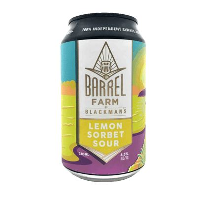 Blackman's Barrel Farm Lemon Sorbet Sour Craft Beer Blackman's Brewery