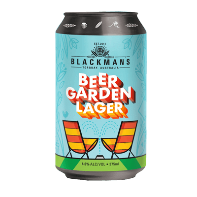 Blackman's Beer Garden Lager 375ml Can Craft Beer Blackman's Brewery