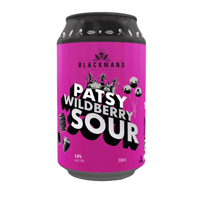 Blackman's Patsy Wildberry Sour Ale 330ml Craft Beer Blackman's Brewery