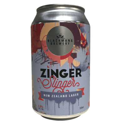 Blackman's Zinger Slinger Craft Beer Blackman's Brewery