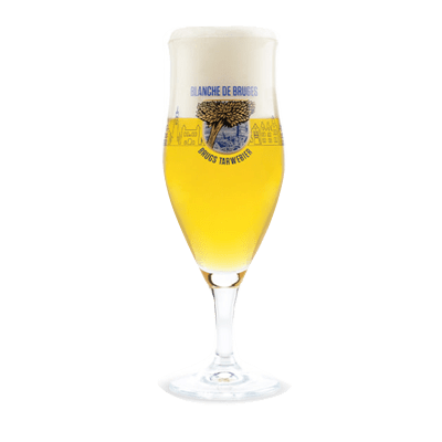 Blanche de Bruges Brugs Tarwebier 330ml Glass Glassware Brouwerij De Halve Maan