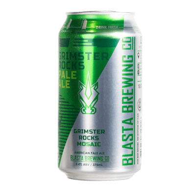 Blasta Grimster Rocks Mosaic Pale Ale Craft Beer Blasta Brewing Company