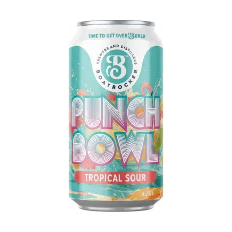 Boatroacker Punch Bowl Tropical Sour 375ml Can Craft Beer Boatrocker