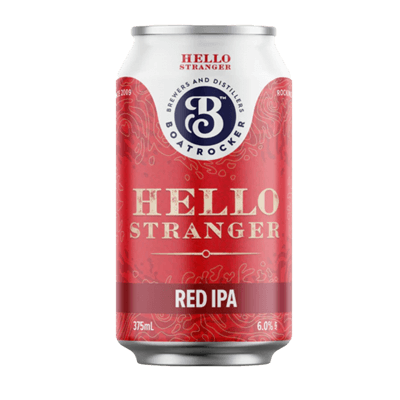 Boatrocker Hello Stranger Red IPA 375ml Can Craft Beer Boatrocker Brewers & Distillers