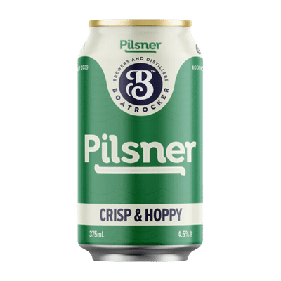 Boatrocker Pilsner 375ml Can Craft Beer Boatrocker Brewers & Distillers