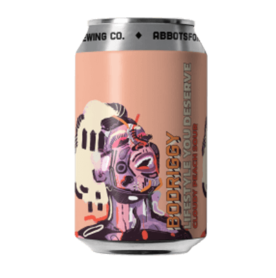Bodriggy Lifestyle You Deserve Cloudy Peach Sour Ale 355ml Can Bodriggy Brewing Co