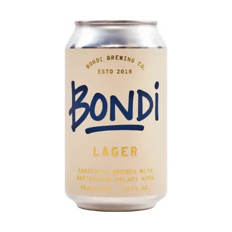 Bondi Export Lager 375ml Can Craft Beer Bondi