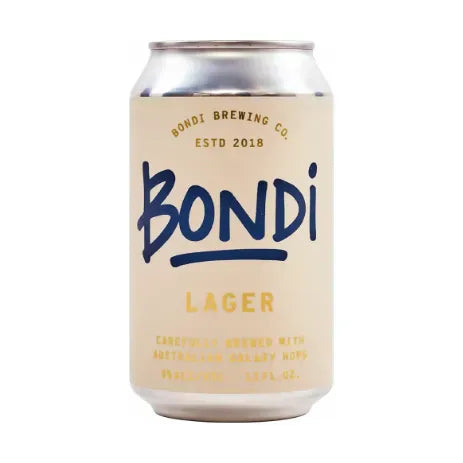 Bondi Export Lager 375ml Can Craft Beer Bondi Brewing
