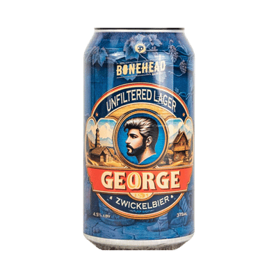 Bonehead George Zwickelbier 375ml Can Craft Beer Bonehead Brewing