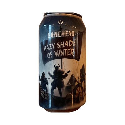 Bonehead Hazy Shade Of Winter Kveik Hazy IPA 375ml Can Craft Beer Bonehead Brewing