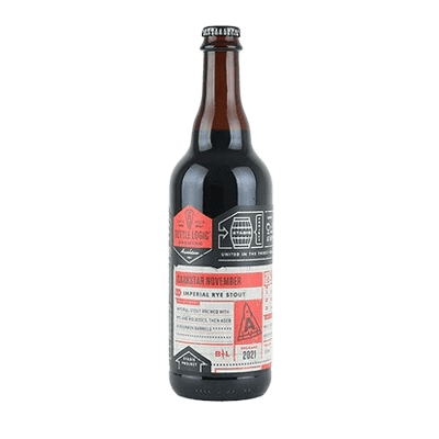 Bottle Logic Darkstar November BBA Imperial Rye Stout 500ml Bottle Single Craft Beer Bottle Logic Brewing