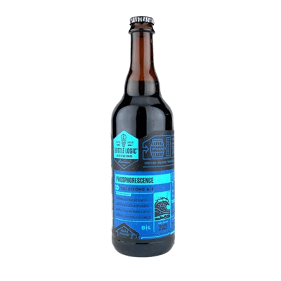 Bottle Logic Phosphorescence Bourbon Barrel-Aged Tiki Strong Ale 500ml Bottle Single Craft Beer Bottle Logic Brewing