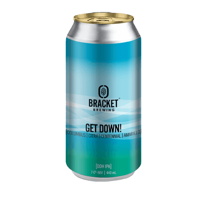 Bracket Get Down DDH Hazy IPA 440ml Can Craft Beer Bracket Brewing