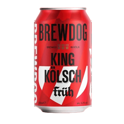 BrewDog/Fruh King Kolsch 330ml Can Craft Beer Colner Hofbrau Fruh