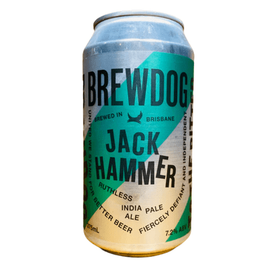 BrewDog Jack Hammer Ruthless IPA 375ml Can Craft Beer BrewDog