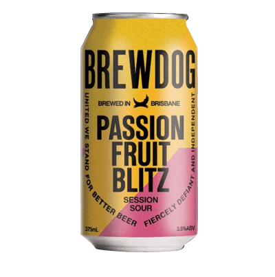 BrewDog Passionfruit Blitz Session Sour Ale 375ml Can Craft Beer BrewDog