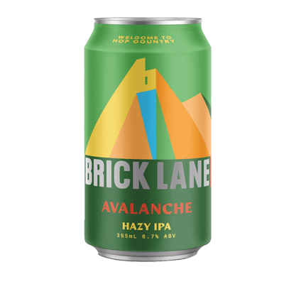 Brick Lane Avalanche Hazy IPA Craft Beer Brick Lane Brewing Co